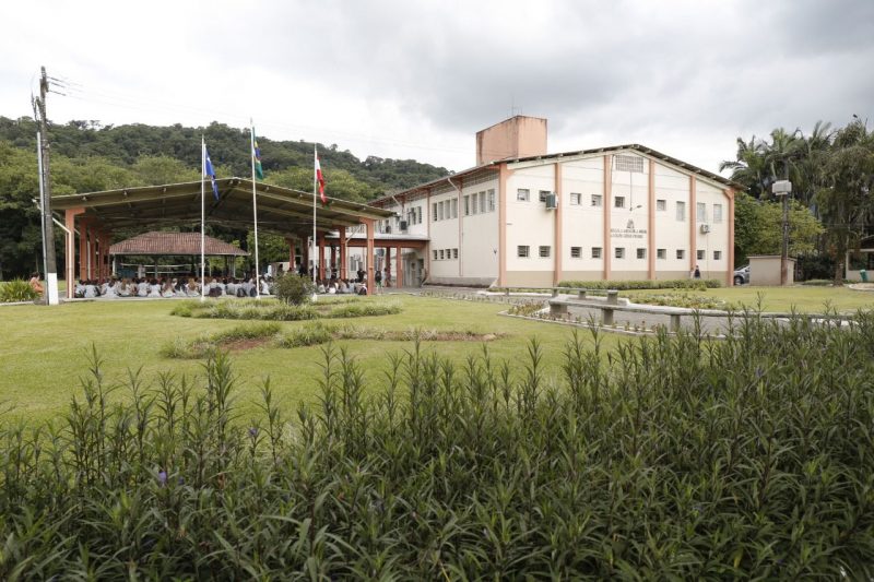 Escola Agr&iacute;cola Municipal Carlos Heins Funke, unidade da Rede Municipal de Joinville. – Foto: Secom/Prefeitura de Joinville/Divulga&ccedil;&atilde;o ND