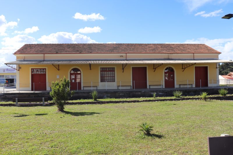 Esta&ccedil;&atilde;o Ferrovi&aacute;ria de Serra Alta – roteiro das Esta&ccedil;&otilde;es – Foto: Marla Huebl Kaiser