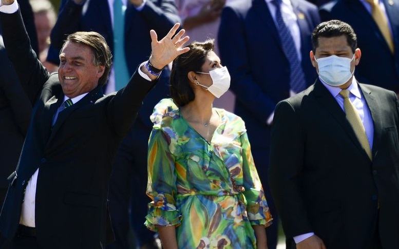 Modelo usado por Michelle em 2020 tamb&eacute;m era de Luhana Pawlick &nbsp;– Foto: Marcelo Camargo/Ag&ecirc;ncia Brasil/ND