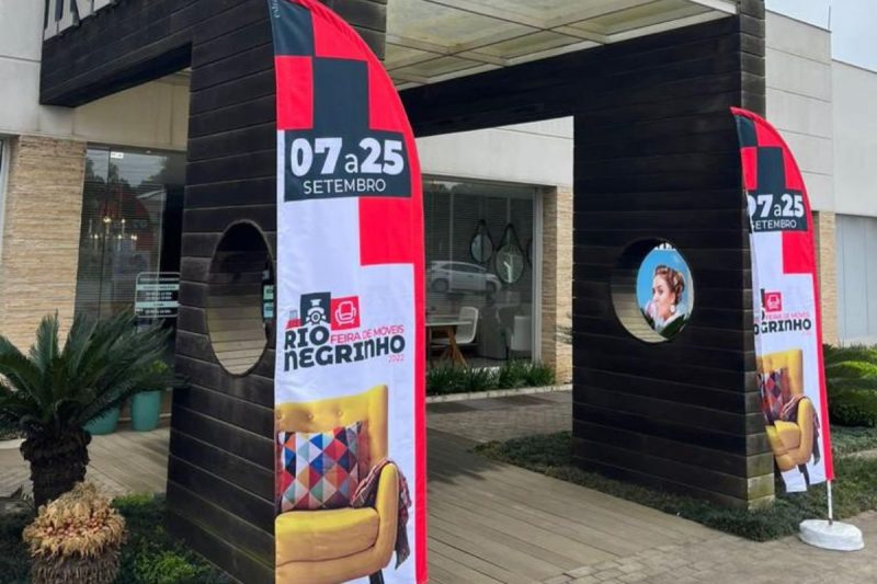 Feira de M&oacute;veis segue at&eacute; 25 de setembro em Rio Negrinho – Foto: Divulga&ccedil;&atilde;o/ND