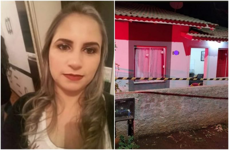 A v&iacute;tima foi identificada como Maria Madalena Pinheiro. – Foto: Montagem/Pol&iacute;cia Militar/Arquivo Pessoal/ND