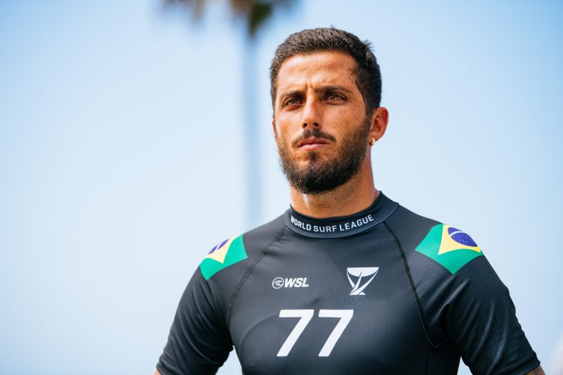 SAN CLEMENTE, CALIFORNIA -SEPTEMBER 6: Filipe Toledo of Brazil at the press conference prior to the commencement of the Rip Curl WSL Finals on September 6, 2022 at San Clemente, California. (Photo by Beatriz Ryder/World Surf League – Foto: World Surf League/ND
