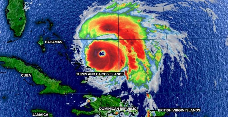 Furac&atilde;o Fiona – Foto: WLTX/Reprodu&ccedil;&atilde;o/ND