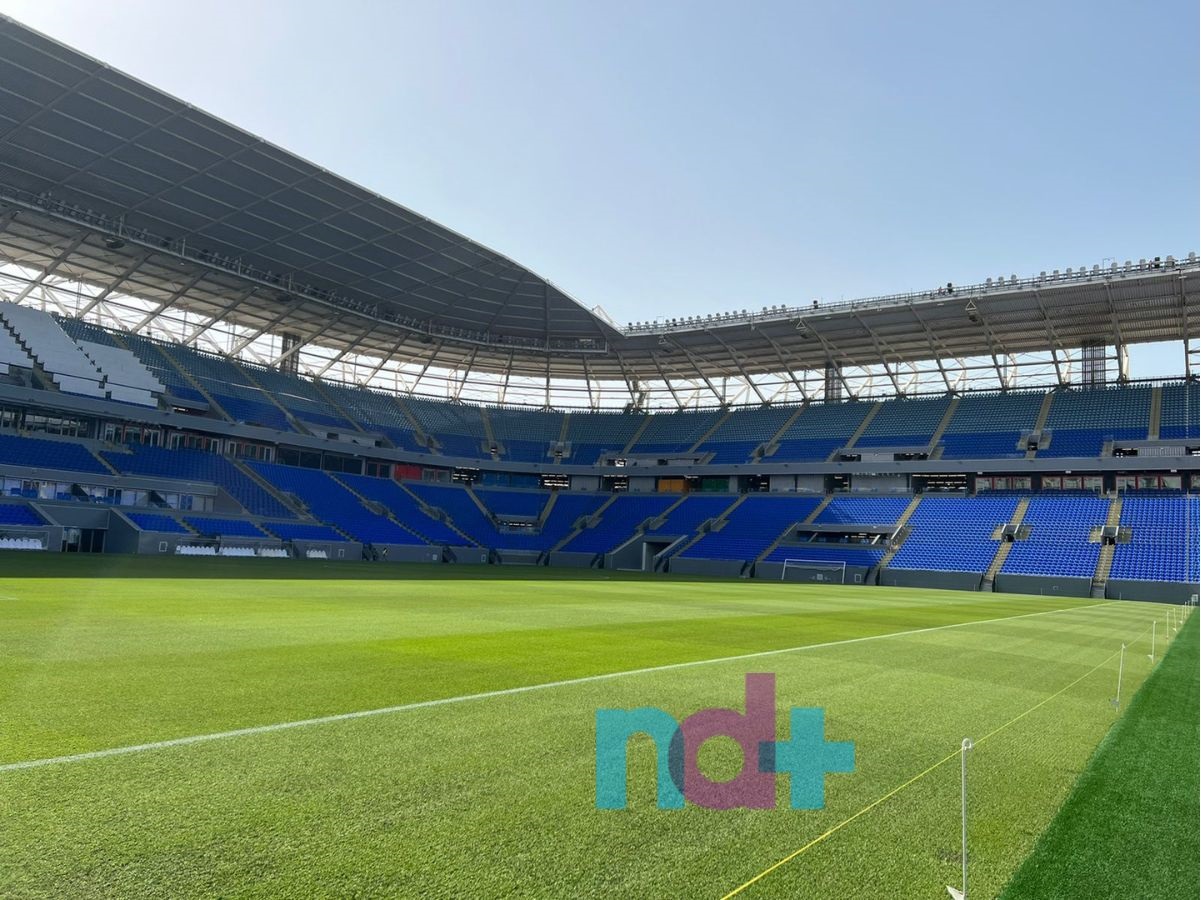 Gramado do estádio 974 está pronto para receber os jogos da Copa do Mundo
