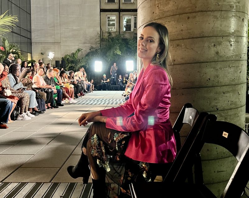 Helo Bertolini no NYFW – Foto: Growth Global / Divulga&ccedil;&atilde;o /ND