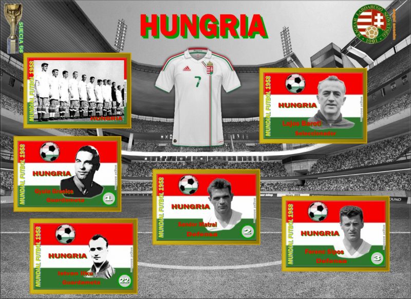 Hungria na Copa do Mundo de 1958 – Foto: Acervo Digital/ND