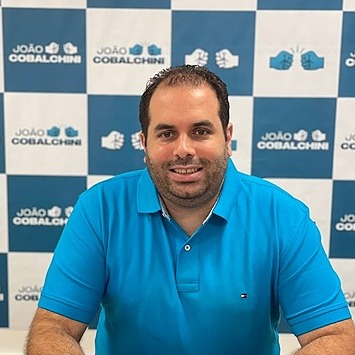 Vereador Jo&atilde;o Cobalchini, eleito presidente da C&acirc;mara de Vereadores de Florian&oacute;polis – Foto: Linktree