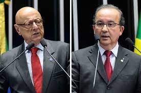 Senadores Esperidi&atilde;o Amin e Jorginho Mello disputam o governo de SC – Foto: Senado Federal