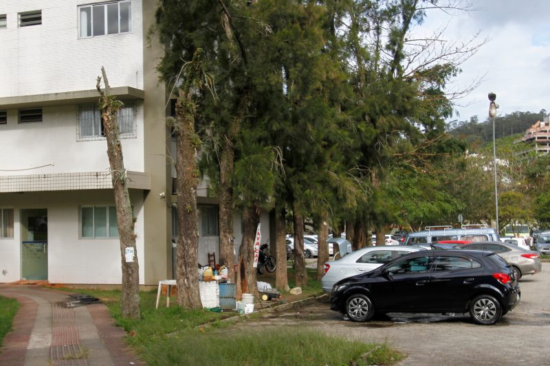 Um dos “lavacar” instalado na UFSC – Foto: Leo Munhoz/ND