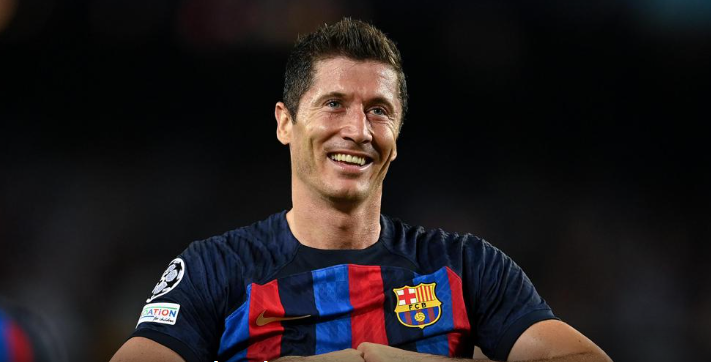 Lewandowski tem faro de gol – Foto: Uefa/Divulga&ccedil;&atilde;o