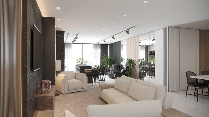 O Residencial Ilha de Ibiza traz 38 apartamentos &uacute;nicos, com 4 op&ccedil;&otilde;es de plantas e a possibilidade de personalizar&nbsp;– Foto: SBJ/Divulga&ccedil;&atilde;o