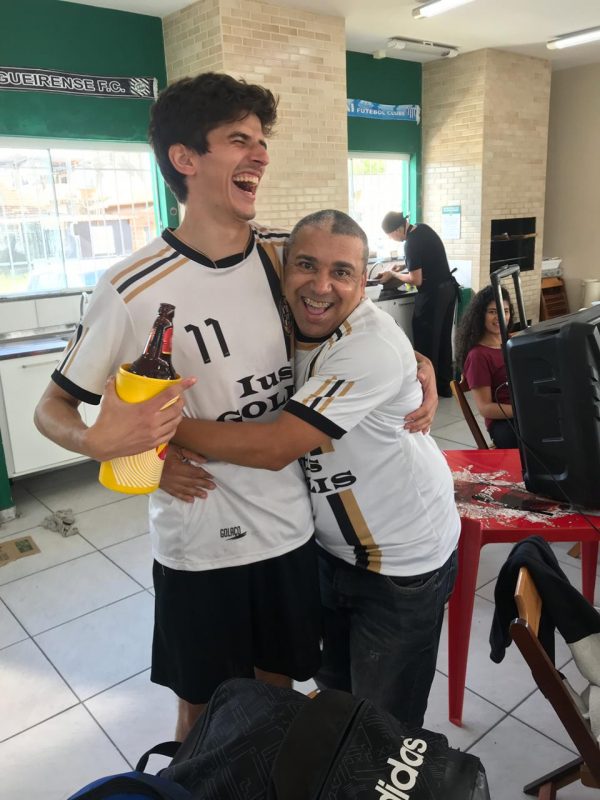 Silvinho e Lucas Witt em um dos campeonatos do CCJ – Foto: Arquivo pessoal/Divulga&ccedil;&atilde;o/ND