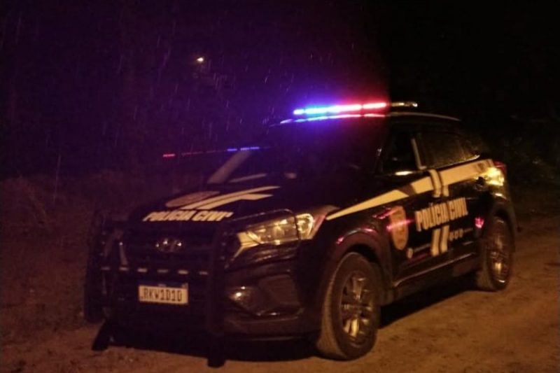 Corpo do motorista foi encontrado em estrada rural de Joinville – Foto: PC/Divulga&ccedil;&atilde;o