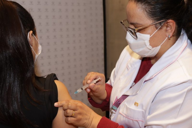 Vacina&ccedil;&atilde;o deixa de acontecer nos shoppings de Blumenau – Foto: Marcelo Martins/Secom Blumenau/ND