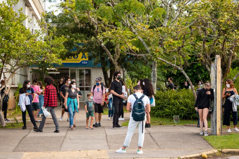 Conselho debate obrigatoriedade do uso de m&aacute;scaras no campus – Foto: Reprodu&ccedil;&atilde;o/UFSC/ND