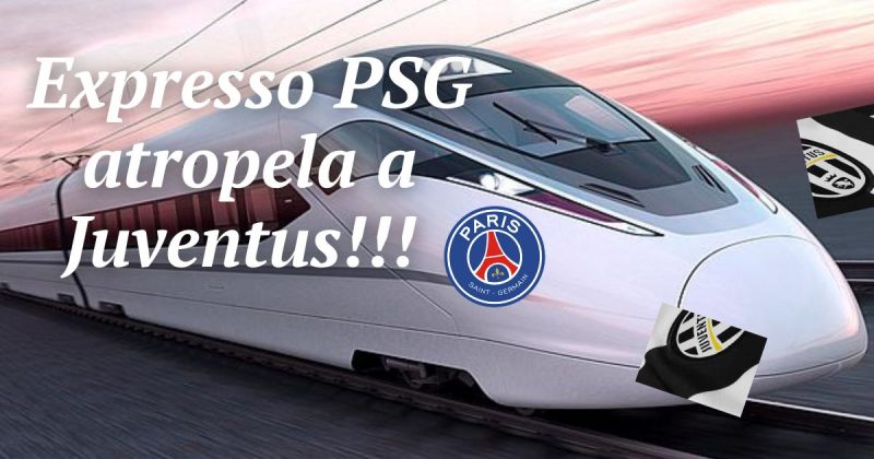 O PSG atropelou a Juventus, que poderia ter sofrido uma goleada at&eacute;… – Foto: Reprodu&ccedil;&atilde;o