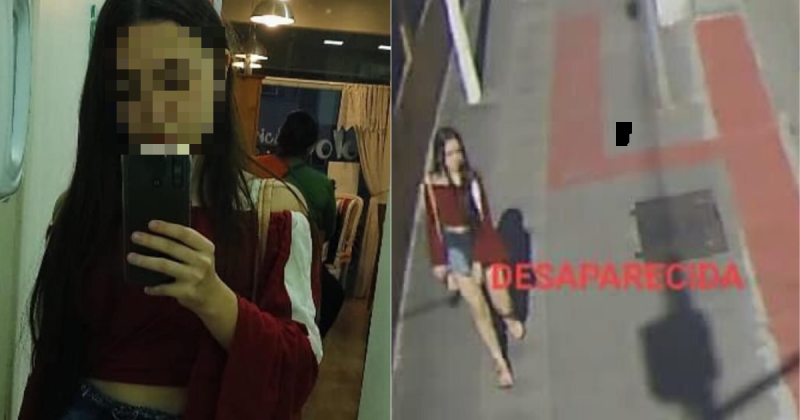 Adolescente de 14 anos, desapareceu em S&atilde;o Jos&eacute; neste domingo (11) – Foto: Redes sociais/Divulga&ccedil;&atilde;o/ND