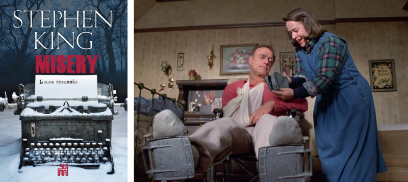 Adapta&ccedil;&atilde;o rendeu um Oscar de melhor atriz para Kathy Bates – Foto: Misery – louca obsess&atilde;o