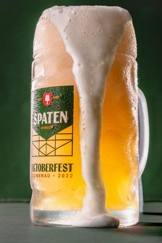 Veja como ficou o caneco oficial da cervejaria oficial da Oktoberfest Blumenau – Foto: Spaten/Divulga&ccedil;&atilde;o