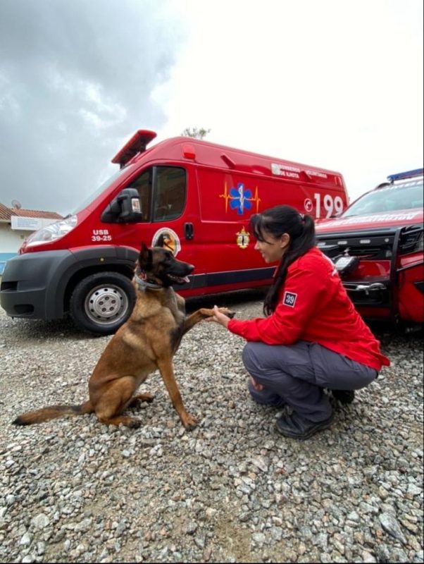 Nala e Erika durante treinamento – Foto: Divulga&ccedil;&atilde;o/Erica Muniz/ND