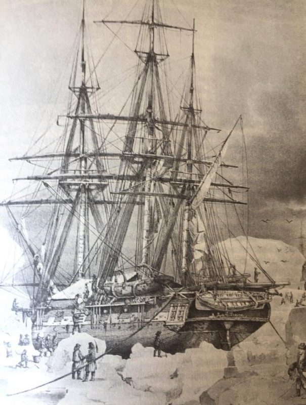 Navio de expedi&ccedil;&atilde;o cient&iacute;fica La Coquille que esteve na Ilha de Santa Catarina entre 16 e 30 de outubro de 1822 – Foto: Reprodu&ccedil;&atilde;o/ND