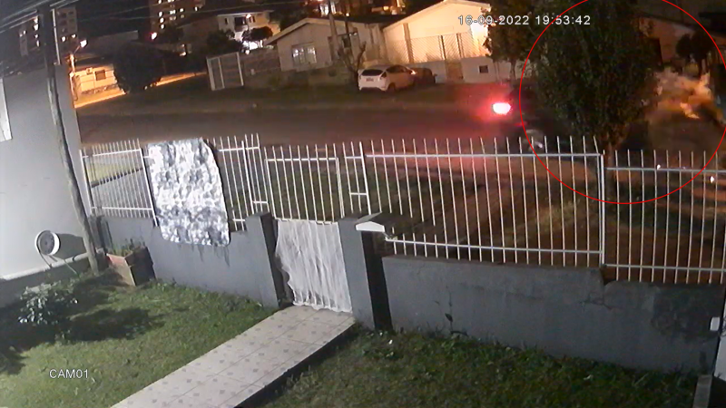 Acidente aconteceu em Chapec&oacute; – Foto: Reprodu&ccedil;&atilde;o;/ND