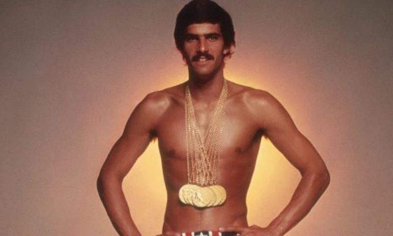 Mark Spitz entrou para a hist&oacute;ria ao conquistar sete medalhas de ouro nas provas da nata&ccedil;&atilde;o daquela edi&ccedil;&atilde;o – Foto: Divulga&ccedil;&atilde;o/OTD