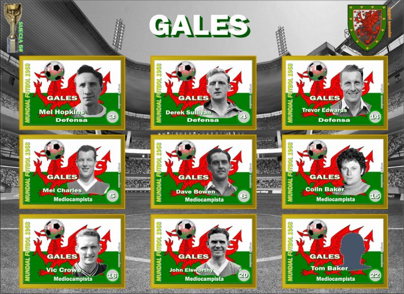 Pa&iacute;s de Gales – Copa do Mundo de 1958 – Foto: Acervo Digital