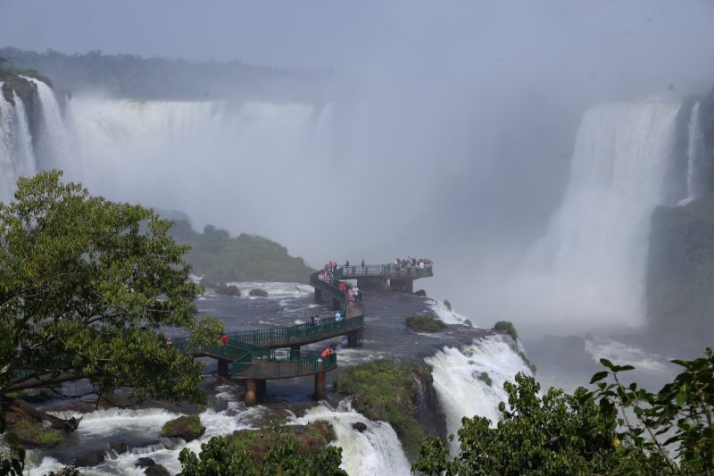 Do total de visitas, 2.601 foram de brasileiros e 1.303 de estrangeiros de 36 países. &#8211; Foto: Diogo Villordo/Parque do Iguaçu/ND