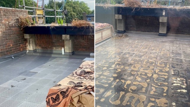 Piso de terra&ccedil;o desaparece em Londres – Foto: Twitter/Reprodu&ccedil;&atilde;o/ND