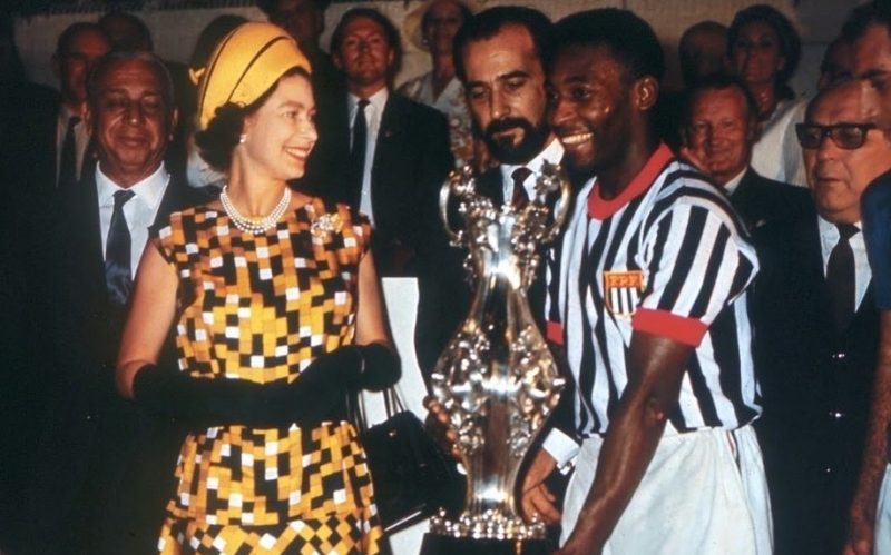Pel&eacute; lamentou a morte da Rainha Elizabeth II – Foto: Arquivo Nacional