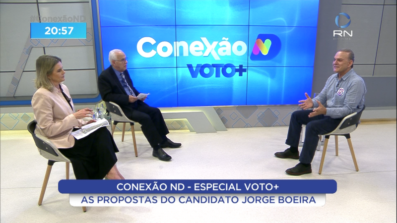 Conex&atilde;o ND Especial recebe candidatos ao governo do Estado para sabatina – Foto: Reprodu&ccedil;&atilde;o/NDTV