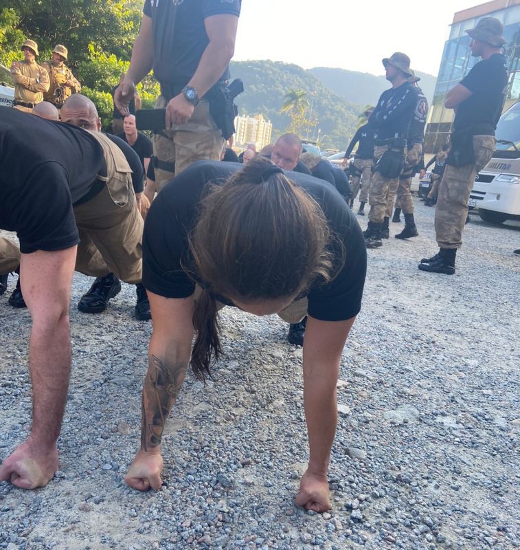 Pol&iacute;cia Militar foi criada em 5 de maio de 1835 mas somente em 1983 o primeiro Pelot&atilde;o da Pol&iacute;cia Militar Feminina em Santa Catarina foi criado – Foto: PMSC/Divulga&ccedil;&atilde;o/ND