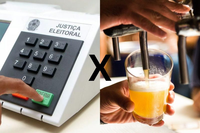 Pode beber no dia elei&ccedil;&atilde;o? D&uacute;vida &eacute; comum entre os eleitores – Foto: O Trentino/Pixabay/Arte ND