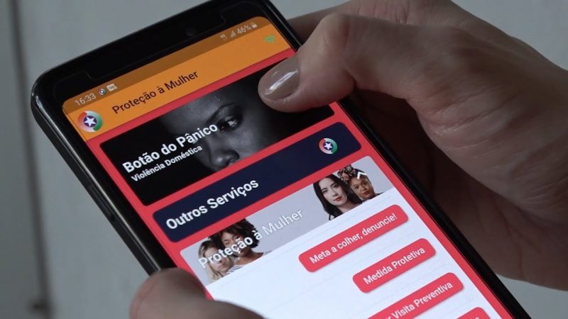 V&iacute;tima acionou o bot&atilde;o do p&acirc;nico. – Foto: Pol&iacute;cia Militar/Divulga&ccedil;&atilde;o/ND