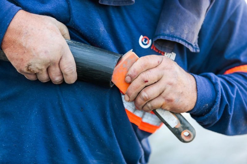 obra vai causar falta de água em Joinville