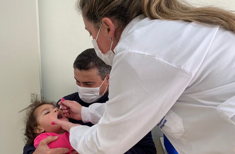 In Chapeco, more than nine thousand children and teenagers have updated their vaccination records since the start of the campaign.  – Photo: City of Chapeco/North Dakota