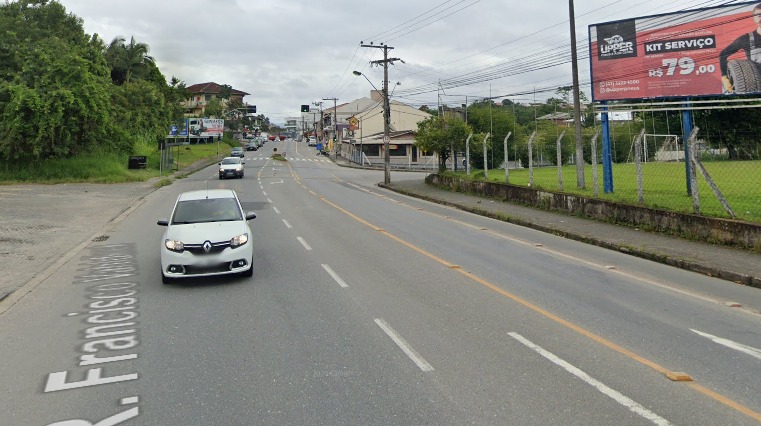 Pol&iacute;cia realizava rondas pela regi&atilde;o quando foi abordada pelo homem – Foto: Reprodu&ccedil;&atilde;o/Google Maps/ND