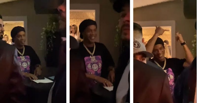 Ronaldinho Gaúcho é flagrado em restaurante de Florianópolis