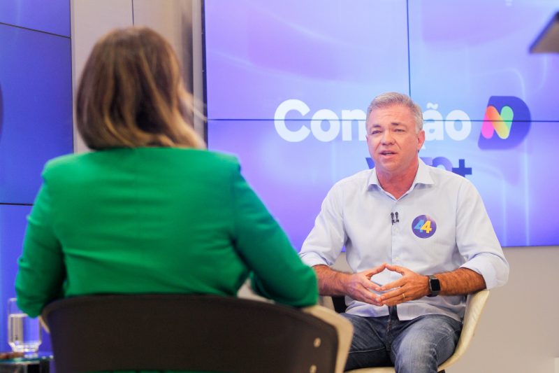 Gean Loureiro &eacute; o candidato ao governo de SC pelo Uni&atilde;o Brasil – Foto: Leo Munhoz/ND