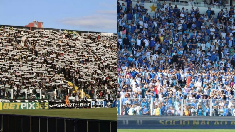 Da outra vez, a torcida do Figueirense teve melhor p&uacute;blico e venceu o desafio.&nbsp; – Foto: Patrick Floriani/FFC | Fabiano Rateke/Ava&iacute; F.C