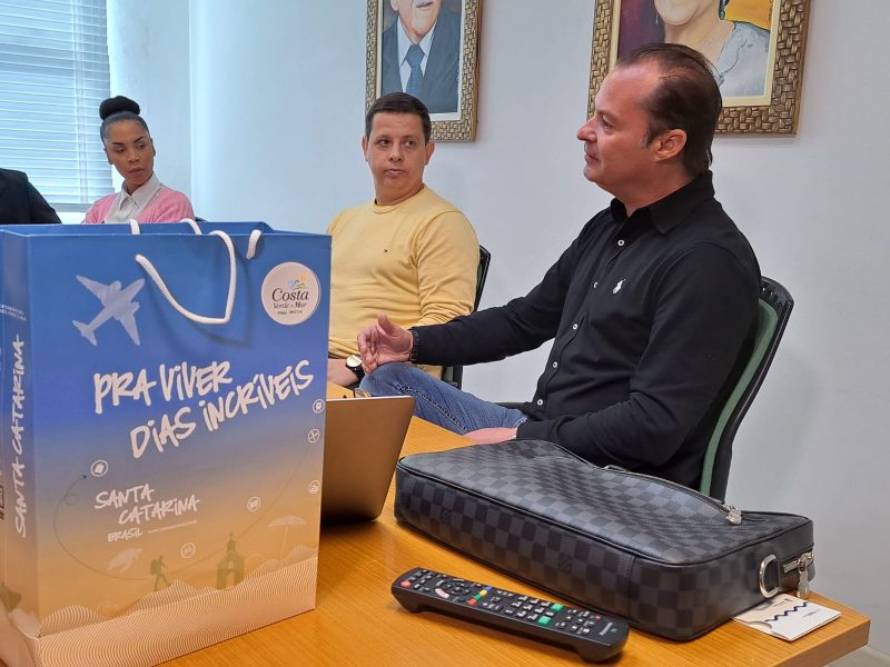 Secret&aacute;rio de Turismo de Itaja&iacute;, Evandro Neiva diz que a sustentabilidade &eacute; o principal foco da Marejada – Foto: Marcelo Cabral/ND