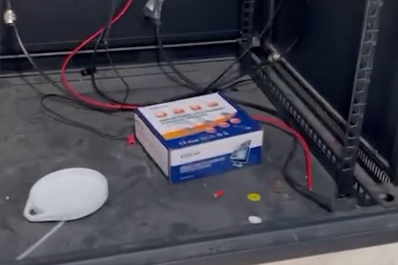 Equipamentos ficavam instalados no alto do Morro Quiriri – Foto: Reprodu&ccedil;&atilde;o/CBVJ