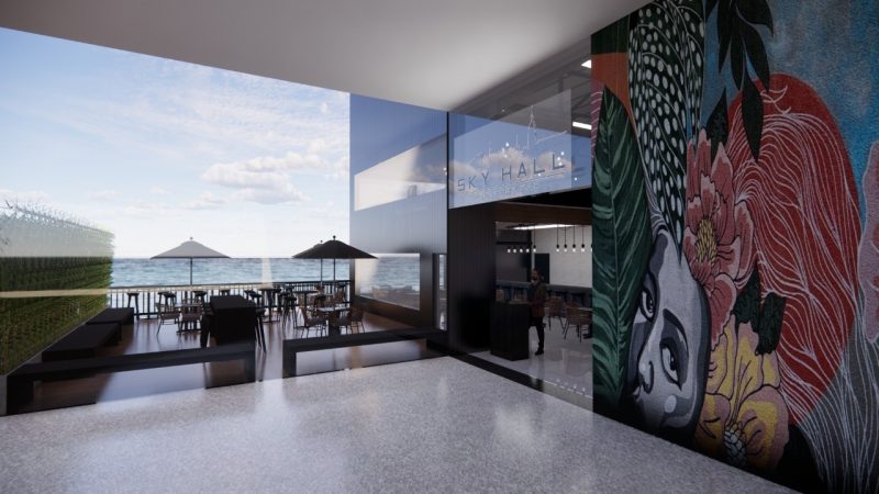 Proje&ccedil;&atilde;o mostra como ficar&aacute; unidade de gastrobar em Itaja&iacute; – Foto: Sky Hall/Divulga&ccedil;&atilde;o/ND