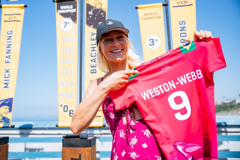 SAN CLEMENTE, CALIFORNIA -SEPTEMBER 6: Tatiana Weston-Webb of Brazil at the press conference prior to the commencement of the Rip Curl WSL Finals on September 6, 2022 at San Clemente, California. (Photo by Beatriz Ryder/World Surf League – Foto: World Surf League/ND