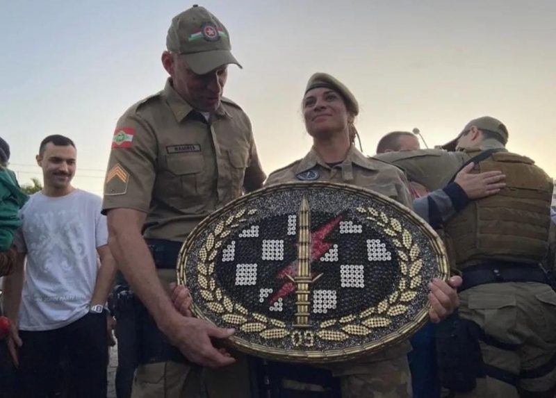 Viviane faz o alerta: nada &eacute; imposs&iacute;vel quando se tem vontade! – Foto: Reprodu&ccedil;&atilde;o/@taticosantacatarina/ND