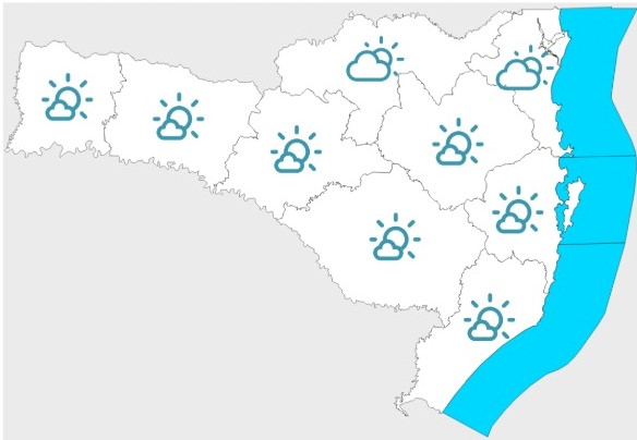 O predomínio é de sol pelo Estado – Foto: Defesa Civil/Reprodução/ND