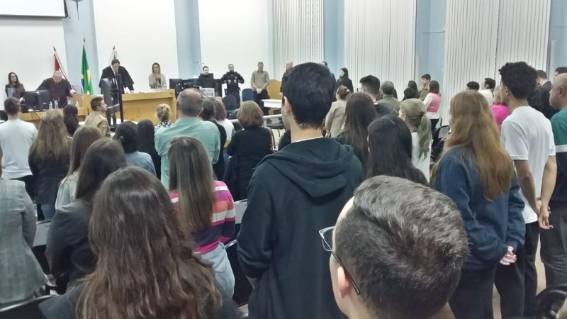 J&uacute;ri popular ocorreu nesta ter&ccedil;a-feira (13). – Foto: TJSC/Divulga&ccedil;&atilde;o/ND