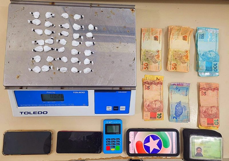 Cerca de 100 usu&aacute;rios compravam drogas no local diariamente – Foto: Pol&iacute;cia Militar/Reprodu&ccedil;&atilde;o/ND