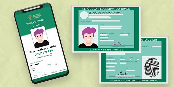 A vers&atilde;o digital est&aacute; dispon&iacute;vel apenas para quem j&aacute; tem cadastro biom&eacute;trico – Foto: TRE-SE/Reprodu&ccedil;&atilde;o/ND